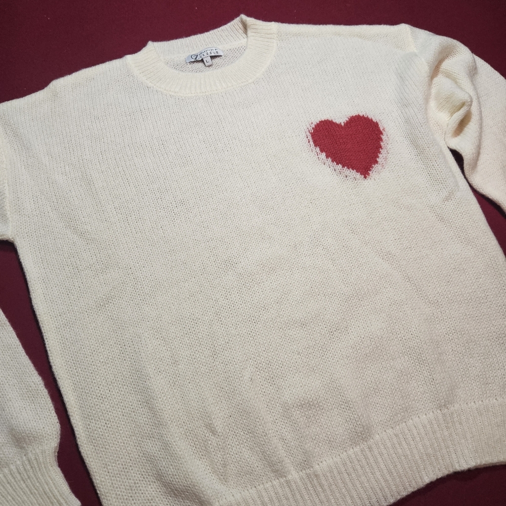 Zele Cream Knit Sweater